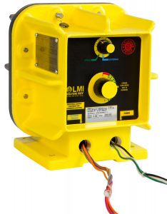 Manual/Pulse Control LMI Metering Pump B711-495SI 1.6 GPH 150 psi Polypropylene 